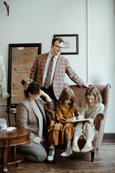 Bespoke suit fitting in Pioneer Square